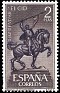 Spain 1962 Cid 2 PTS Marron Edifil 1445